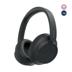 Sony Noise Canceling Wireless Headphones Bluetooth with Microphone - Black